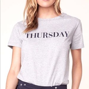 Bb Dakota day of the week graphic tee- Thursday